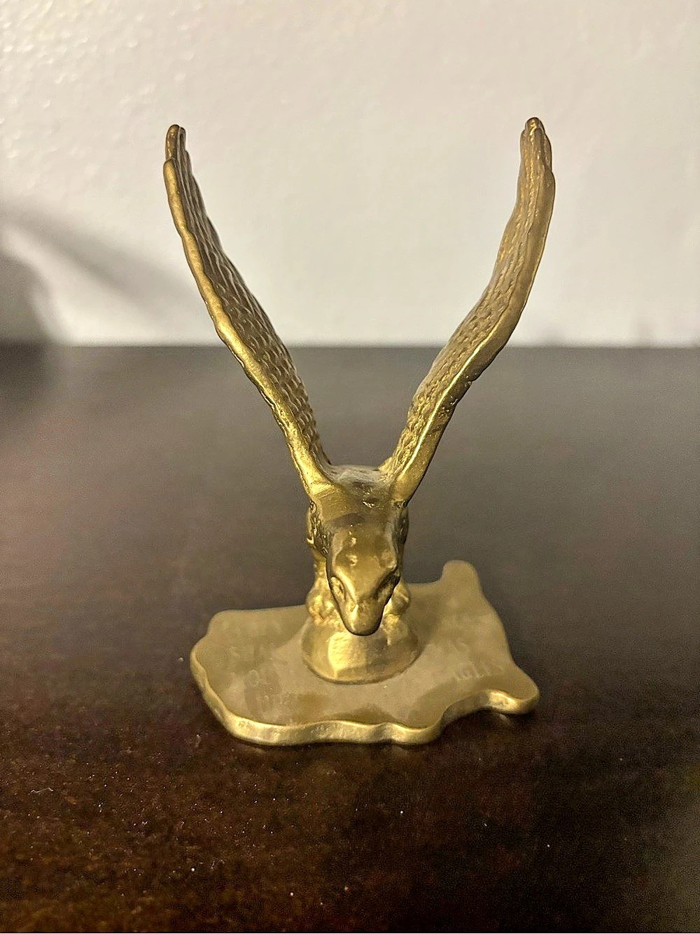 Gold-Tone Antelope Sculpture Decor
